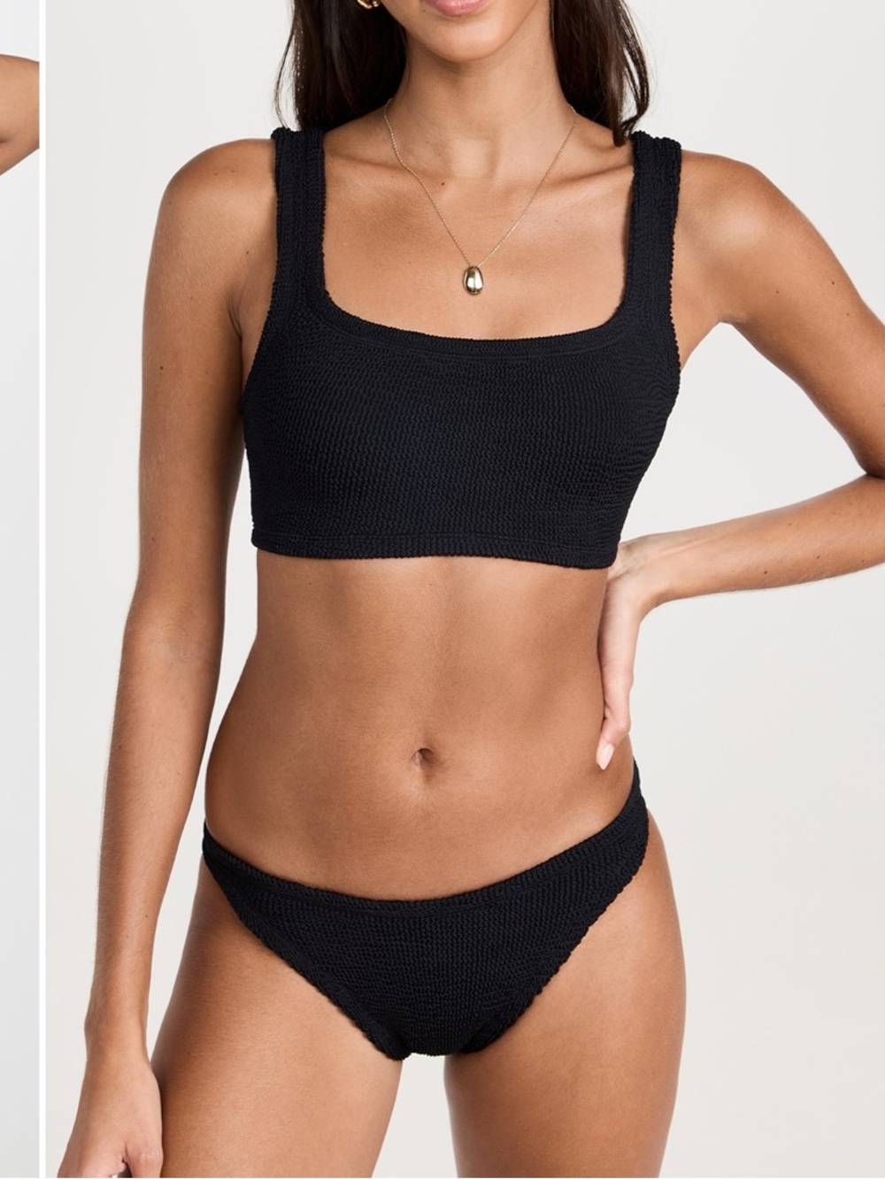 NEW! Hunza G Xandra Crinkle Two Piece Bikini Set
